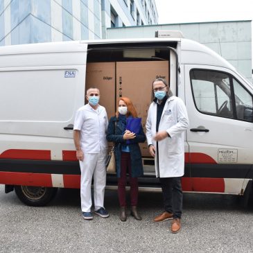 UNDP donated four ventilators to Clinical Center Tuzla