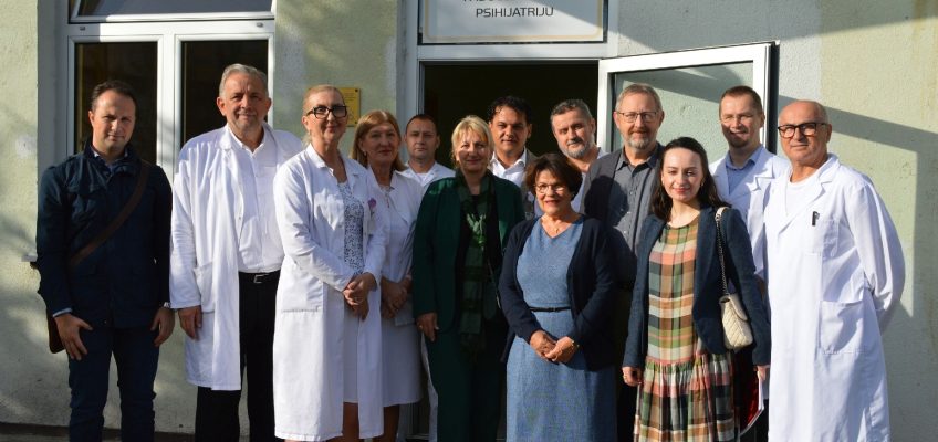 German experts Schmeck and Müller  visited the Clinic for Psychiatry